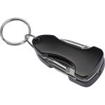 Multitool with keyring Black