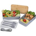 Lunchbox with two compartments Convoy grey