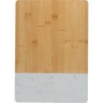 Bamboo and marble cutting board White