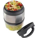 Lunch Box mit Tragehenkel, 600ml Grau