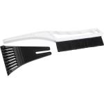 Plastic ice scraper with brush White
