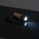 Bambus Taschenlampe mit Akku Beige