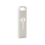 USB Stick Metal Star Oblong Silver | 128 MB