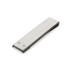 USB Stick Büroklammer XL Flat silver | 128 MB