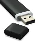 USB Stick Elegance Schwarz | 128 MB