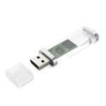 USB Stick Elegance-transparent Transparent | 128 MB