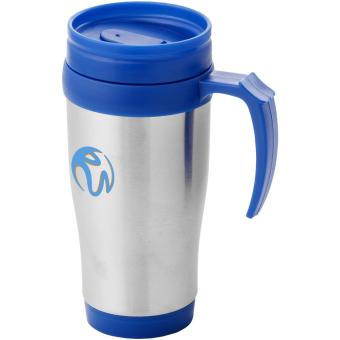 Sanibel 400 ml insulated mug Silver/blue