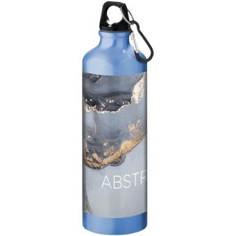 Oregon 770 ml aluminium water bottle with carabiner Light blue