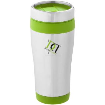 Elwood 410 ml insulated tumbler, silver Silver, softgreen