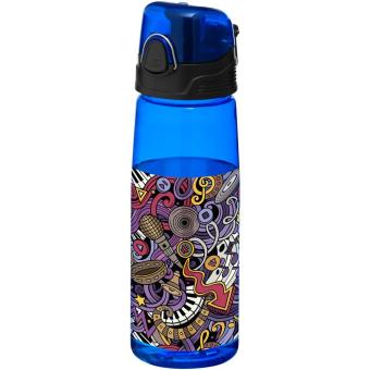 Capri 700 ml sport bottle Transparent blue