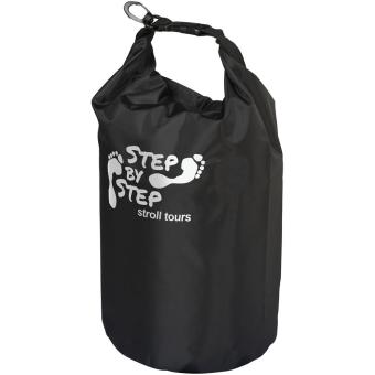 Survivor 5 litre waterproof roll-down bag Black