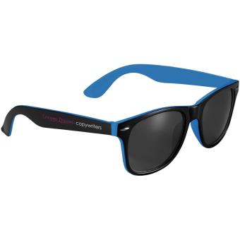 Sun Ray sunglasses with two coloured tones, blue Blue,black