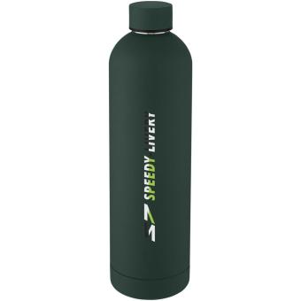 Spring 1 L copper vacuum insulated bottle Green