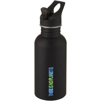 Lexi 500 ml stainless steel sport bottle Black