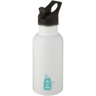 Lexi 500 ml stainless steel sport bottle White