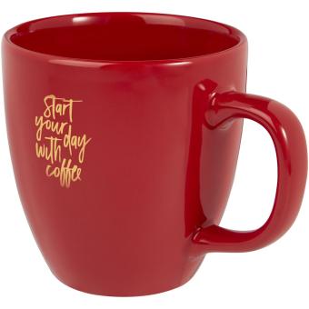 Moni 430 ml ceramic mug Red