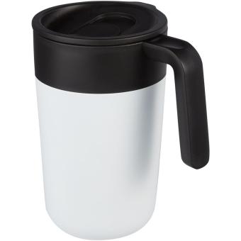 Nordia 400 ml double-wall recycled mug 