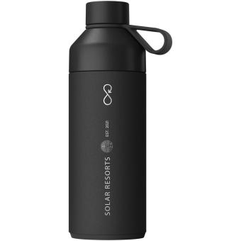 Big Ocean Bottle 1000 ml vacuum insulated water bottle Black