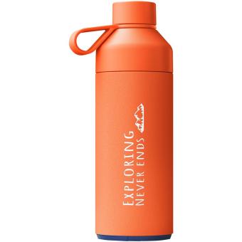 Big Ocean Bottle 1 L vakuumisolierte Flasche Orange