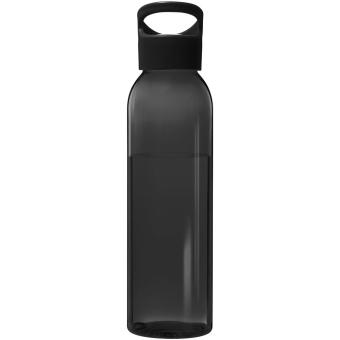 Sky 650 ml recycled plastic water bottle Black