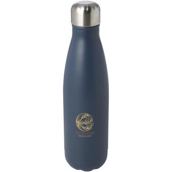Cove 500 ml RCS-zertifizierte vakuumisolierte Edelstahlflasche, hellblau Hellblau, Drücker blau