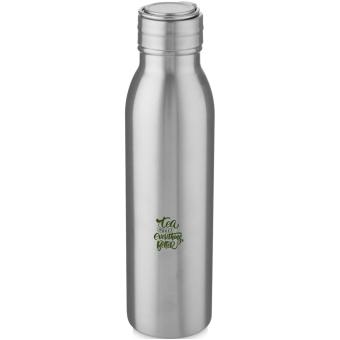Harper 720 ml RCS-zertifizierte Sportflasche aus Edelstahl mit Metallschlaufe Silber