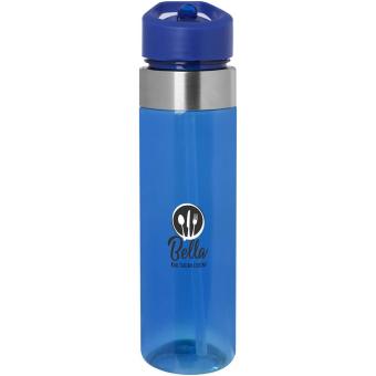Dylan 650 ml Tritan water bottle with flip spout lid Aztec blue