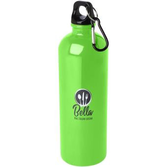 Oregon 750 ml RCS-zertifizierte, einwandige Trinkflasche aus Edelstahl mit Karabinerhaken Apfelgrün