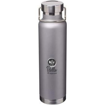 Thor 650 ml RCS recycled stainless steel copper vacuum insulated water bottle Convoy grey