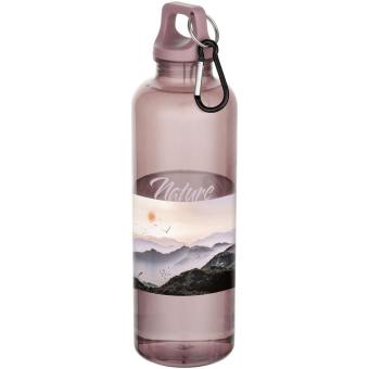 Oregon 750 ml RCS-zertifizierte Trinkflasche aus recyceltem Kunststoff mit Karabinerhaken Altrosa