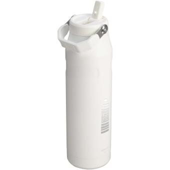 Stanley IceFlow™ 2.0 1060 ml Flasche mit Flip-Trinkhalm Transparent weiß