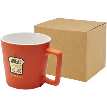 Cali 370 ml Keramiktasse mit matter Oberfläche Orange