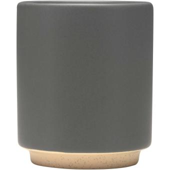 Camilla 180 ml stackable ceramic mug with matte finish Convoy grey
