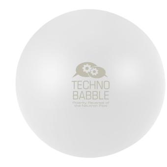 Cool round stress reliever White