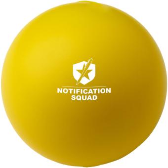 Cool round stress reliever Yellow