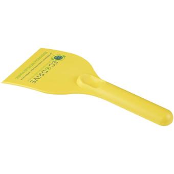 Chilly large recycled plastic ice scraper Yellow