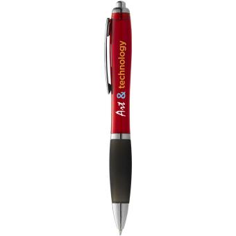 Nash Kugelschreiber farbig mit schwarzem Griff Rot/schwarz