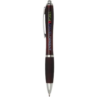 Nash Kugelschreiber mit farbigem Schaft und Griff (schwarze Mine) Merlot Rot