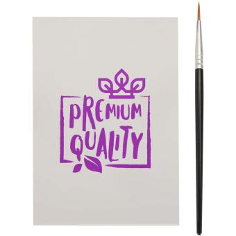 Quell colouring book and water brush pen set White