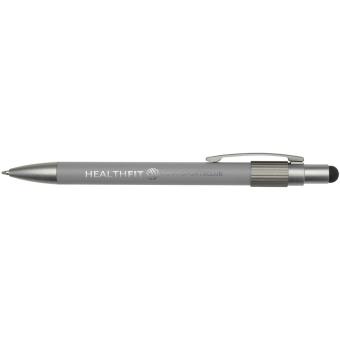 Rill RCS recycled ballpoint pen with stylus and fidget spinner (blue ink) Convoy grey