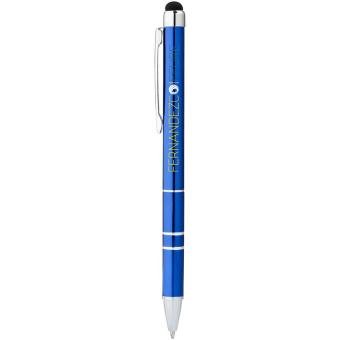 Charleston aluminium stylus ballpoint pen Aztec blue
