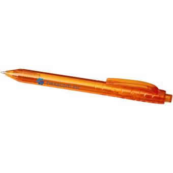 Vancouver recycled PET ballpoint pen Transparent orange
