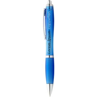 Nash ballpoint pen coloured barrel and grip (blue ink) Aqua