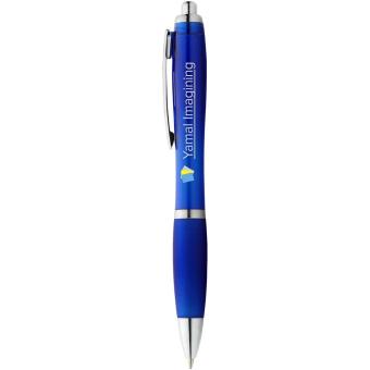 Nash Kugelschreiber mit farbigem Schaft und Griff Royalblau