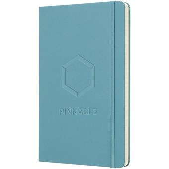 Moleskine Classic L hard cover notebook - ruled Turqoise