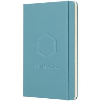 Moleskine Classic L hard cover notebook - ruled Turqoise