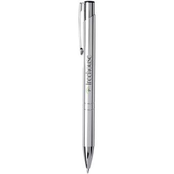 Moneta anodized aluminium click ballpoint pen Chrom