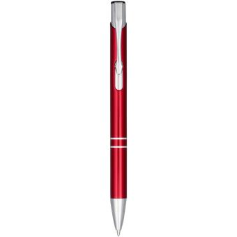 Moneta anodized aluminium click ballpoint pen (blue ink) 