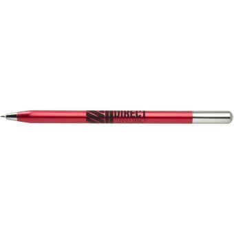 SMART recycled aluminium twist ballpoint pen (black ink) Red