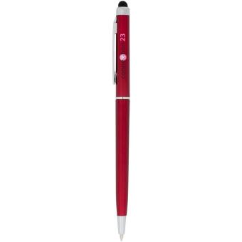 Valeria ABS ballpoint pen with stylus Red